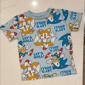 BUNDLE OF 3 (MARBLE Kids Blue and Yellow Let's Roll T-Shirt)